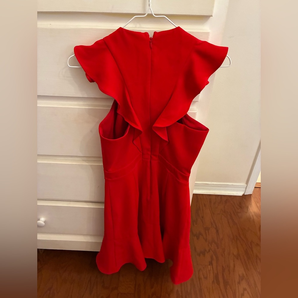 Adelyn Rae Vibrant Red Mini Dress - Picture 2 of 4